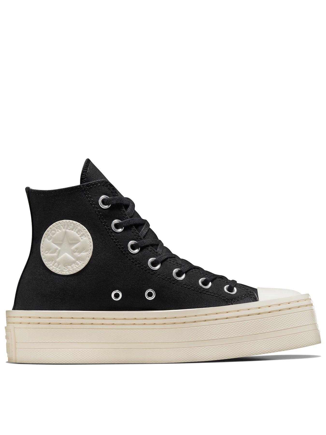 undefined Womens Modern Lift Hi Top Trainers - Black