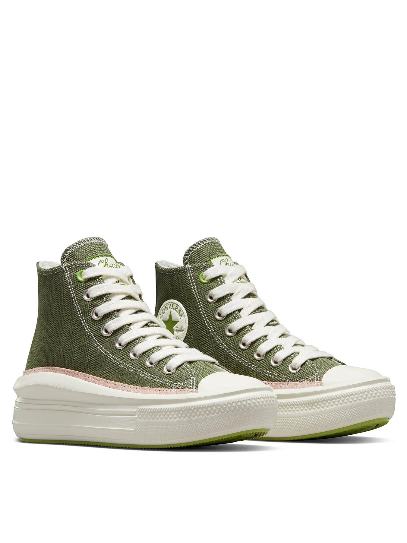 Converse all star on sale army green