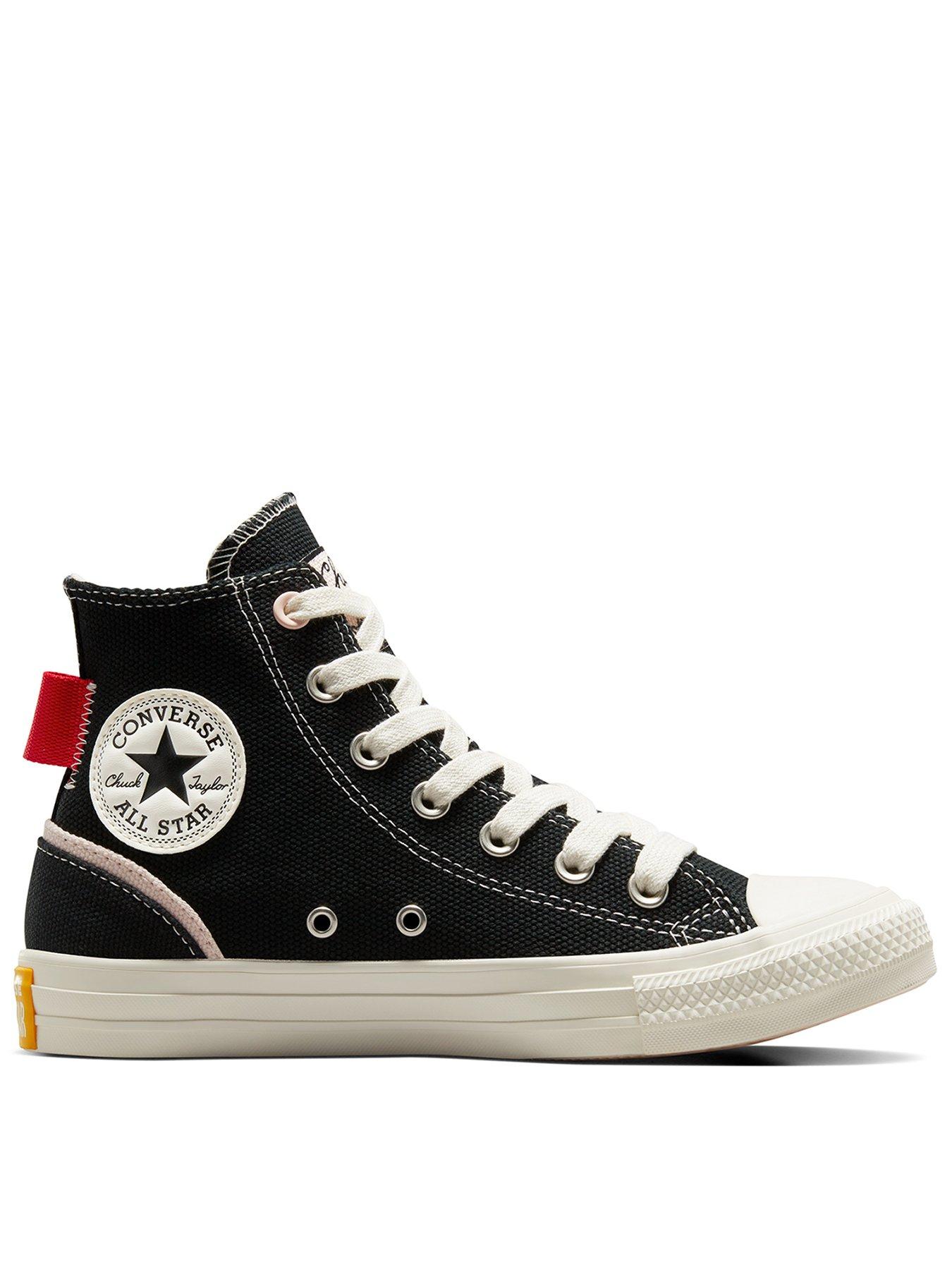 Converse Chuck Taylor All Star Cotton Hi Tops Black littlewoods