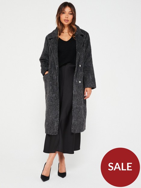v-by-very-relaxed-longline-textured-coat-black-marl