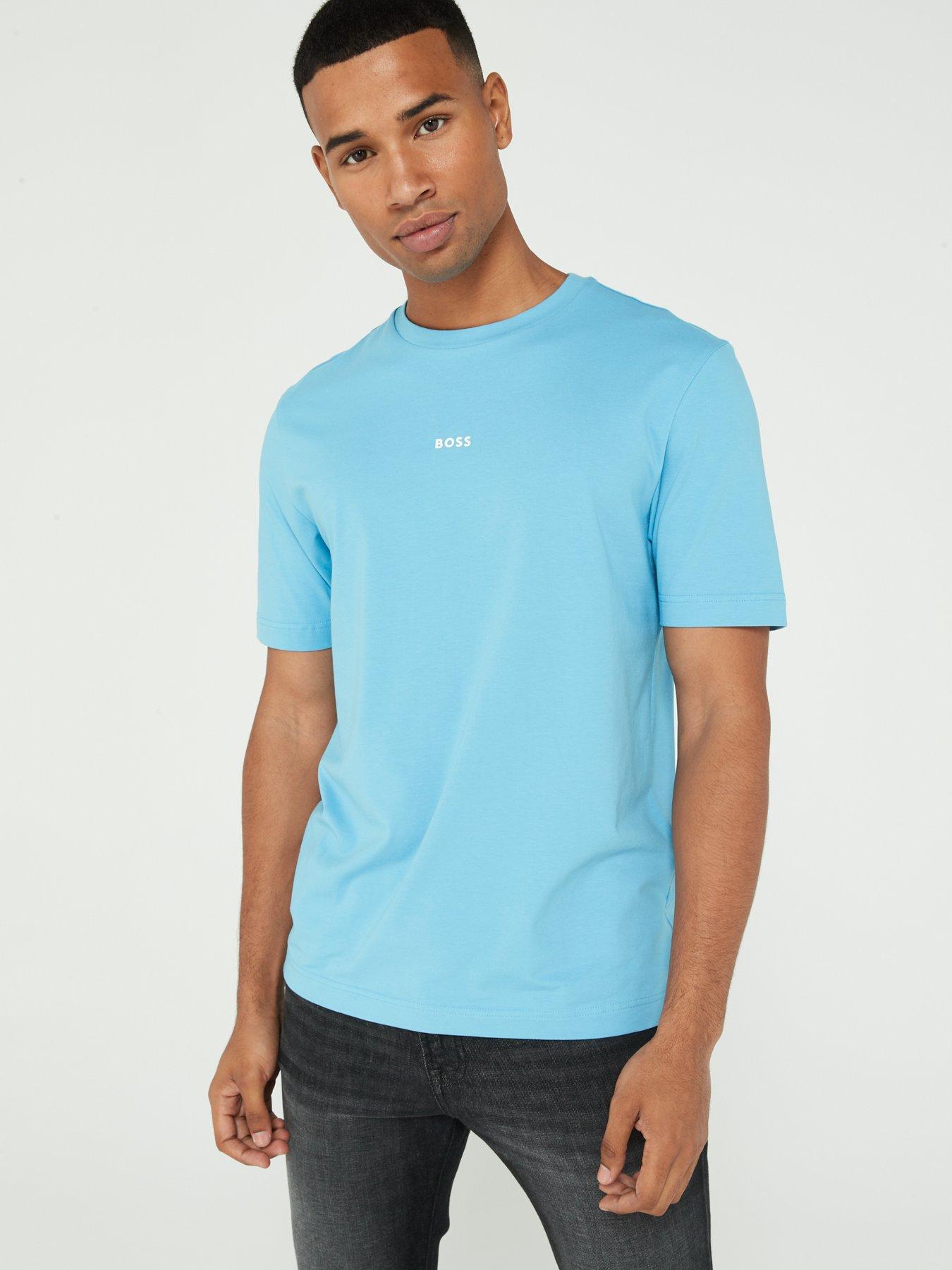 Light blue hugo shop boss t shirt