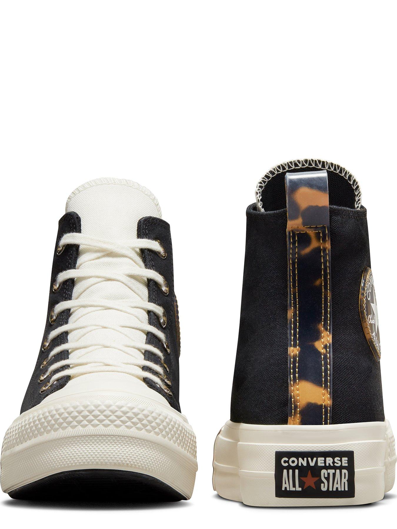 Black canvas hotsell hi tops