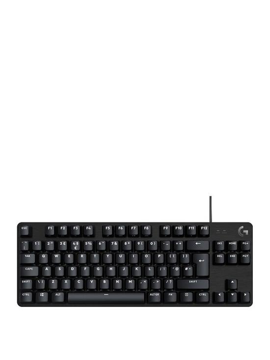 front image of logitechg-g413-tkl-se-gaming-keyboard-black