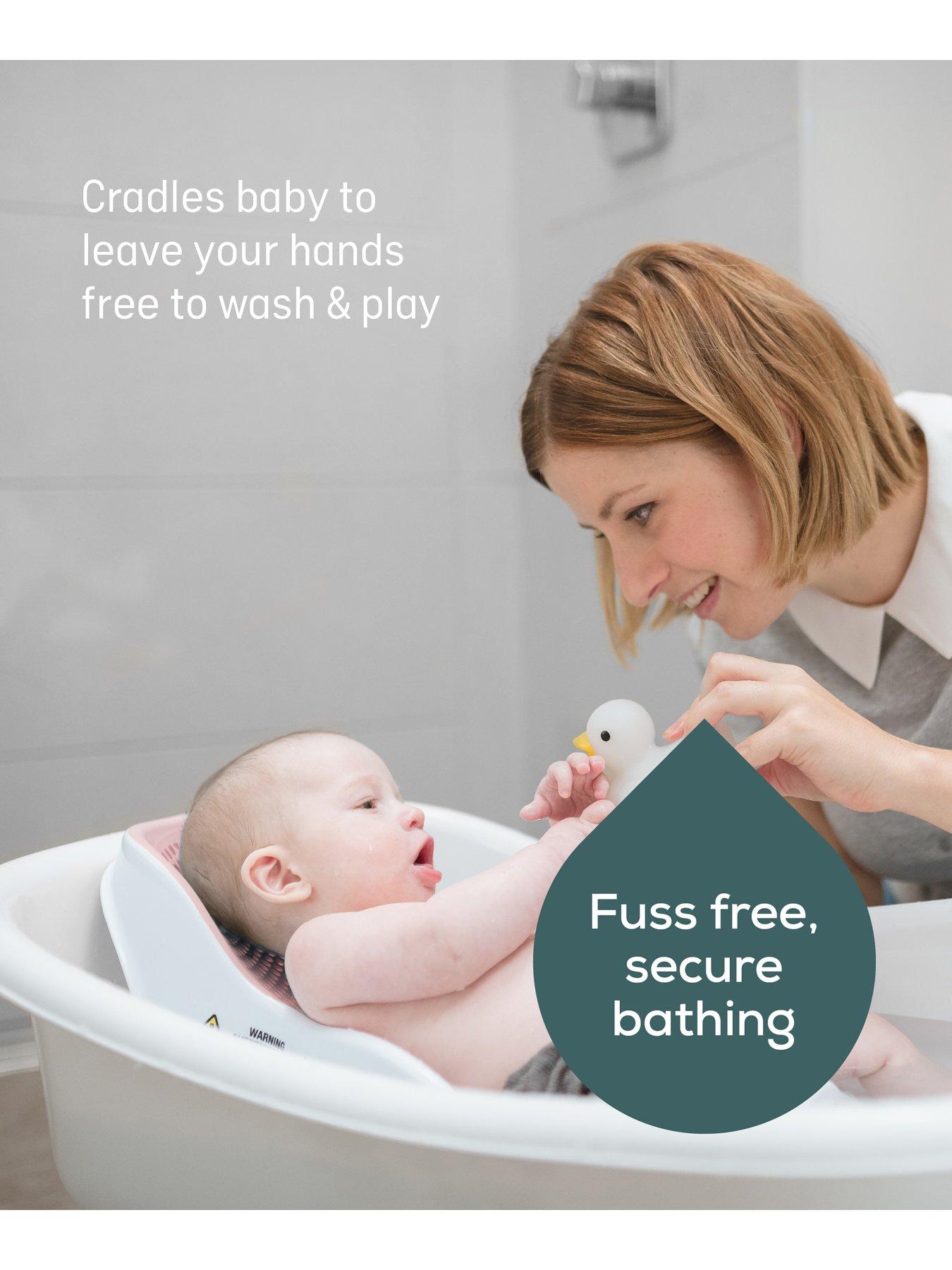 Image 3 of 6 of Angelcare Soft Touch Mini Baby Bath Support - Pink