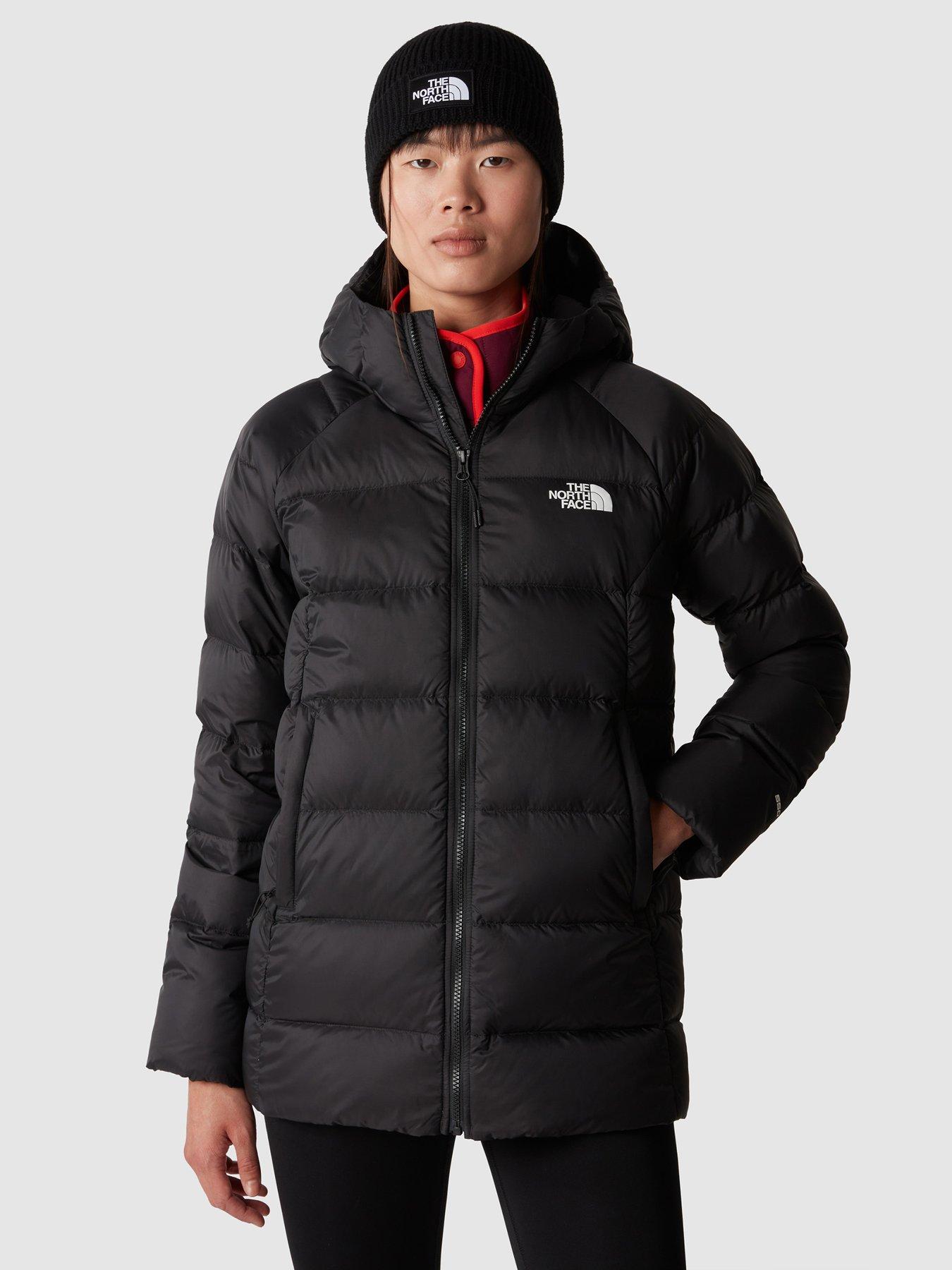 Womens black on sale down parka