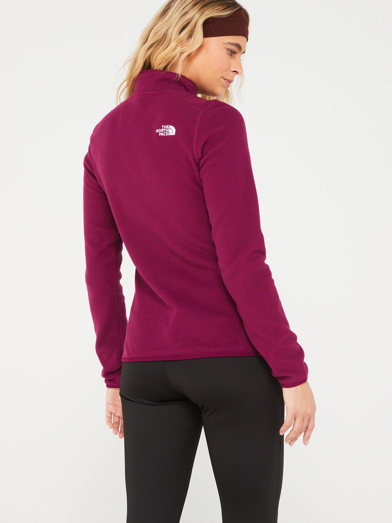 North face women's hot sale 100 glacier full zip