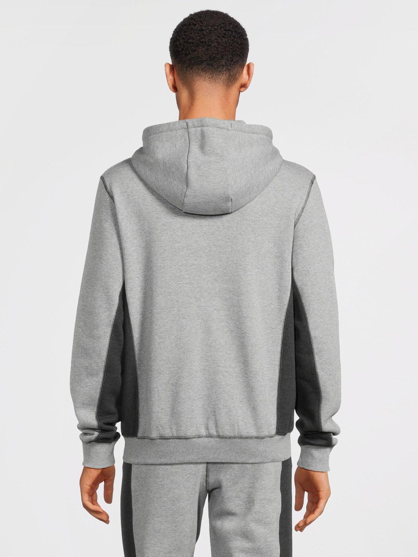 Mick Full Zip Hoody Grey