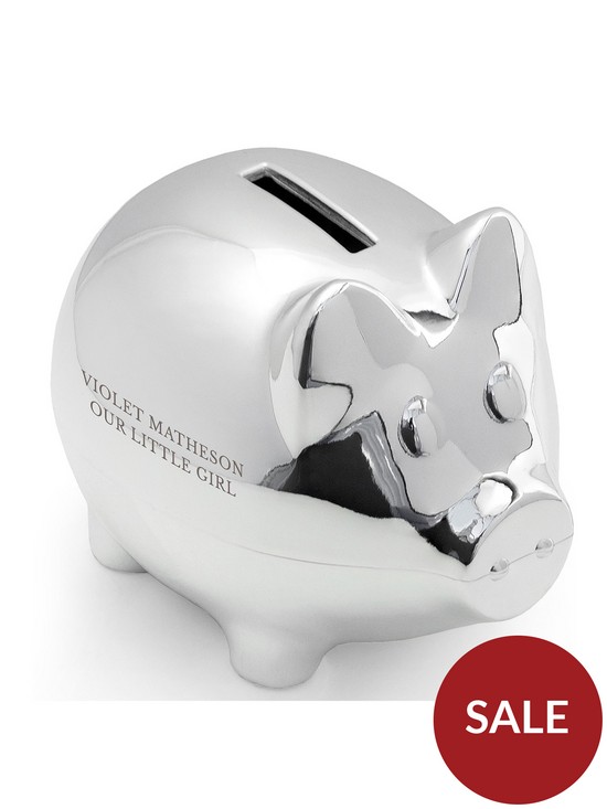 front image of treat-republic-personalised-silver-plated-piggy-bank