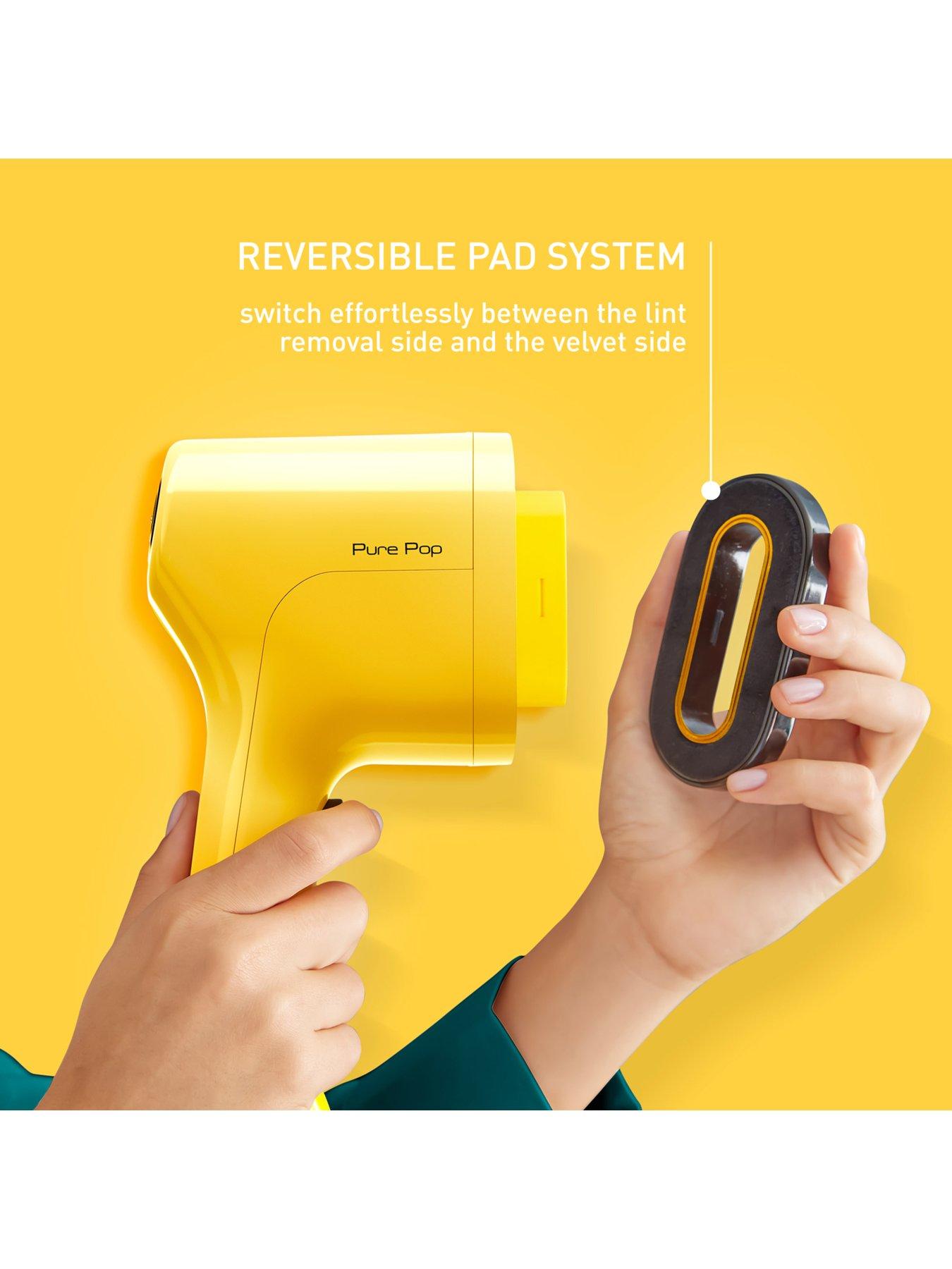  image of tefal-pure-pop-clothes-steamer-sunshinenbspyellow