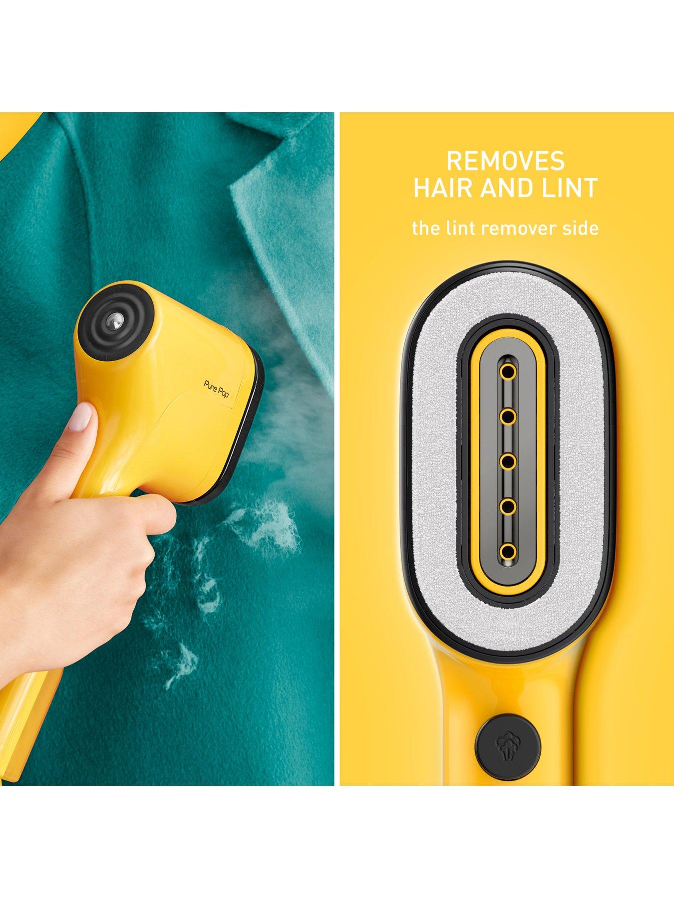  image of tefal-pure-pop-clothes-steamer-sunshinenbspyellow