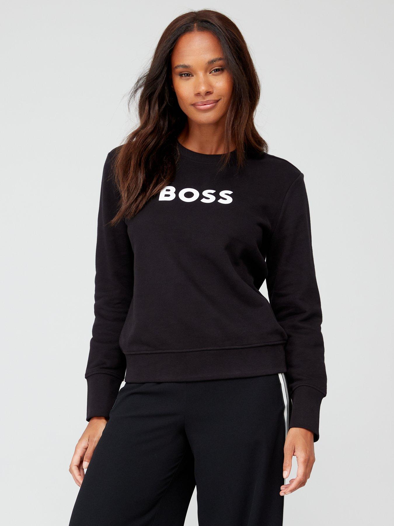 undefined Elaboss Long Sleeve Logo Sweatshirt - Black