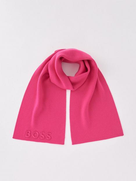 boss-lara-ribbed-woolnbspscarf-pink