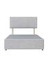  image of airsprung-jumbo-cord-divan-single-2-draw-base-only-headboard-not-included