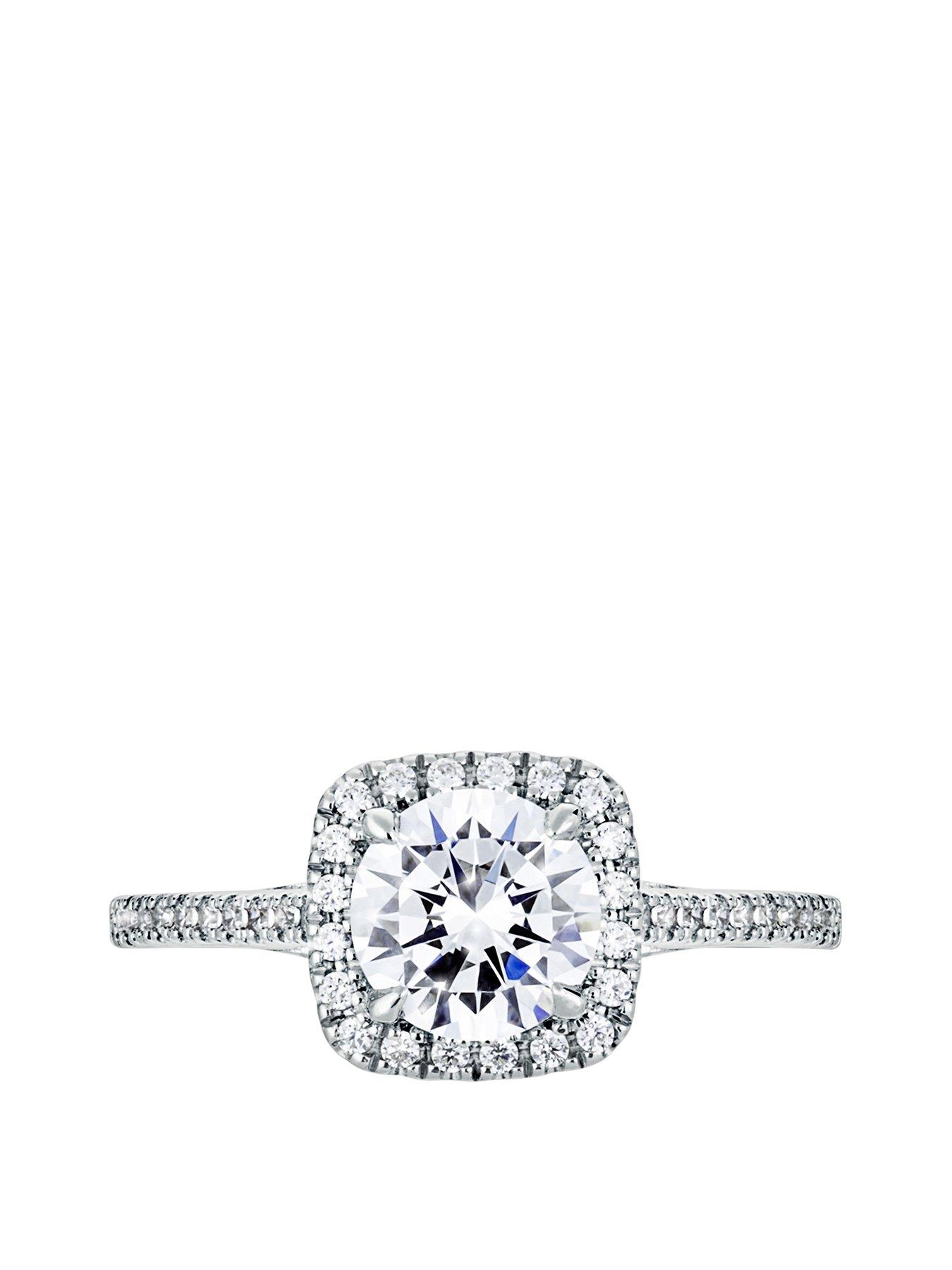  image of created-brilliance-cynthia-18ct-white-gold-120ct-lab-grown-diamond-engagement-ring