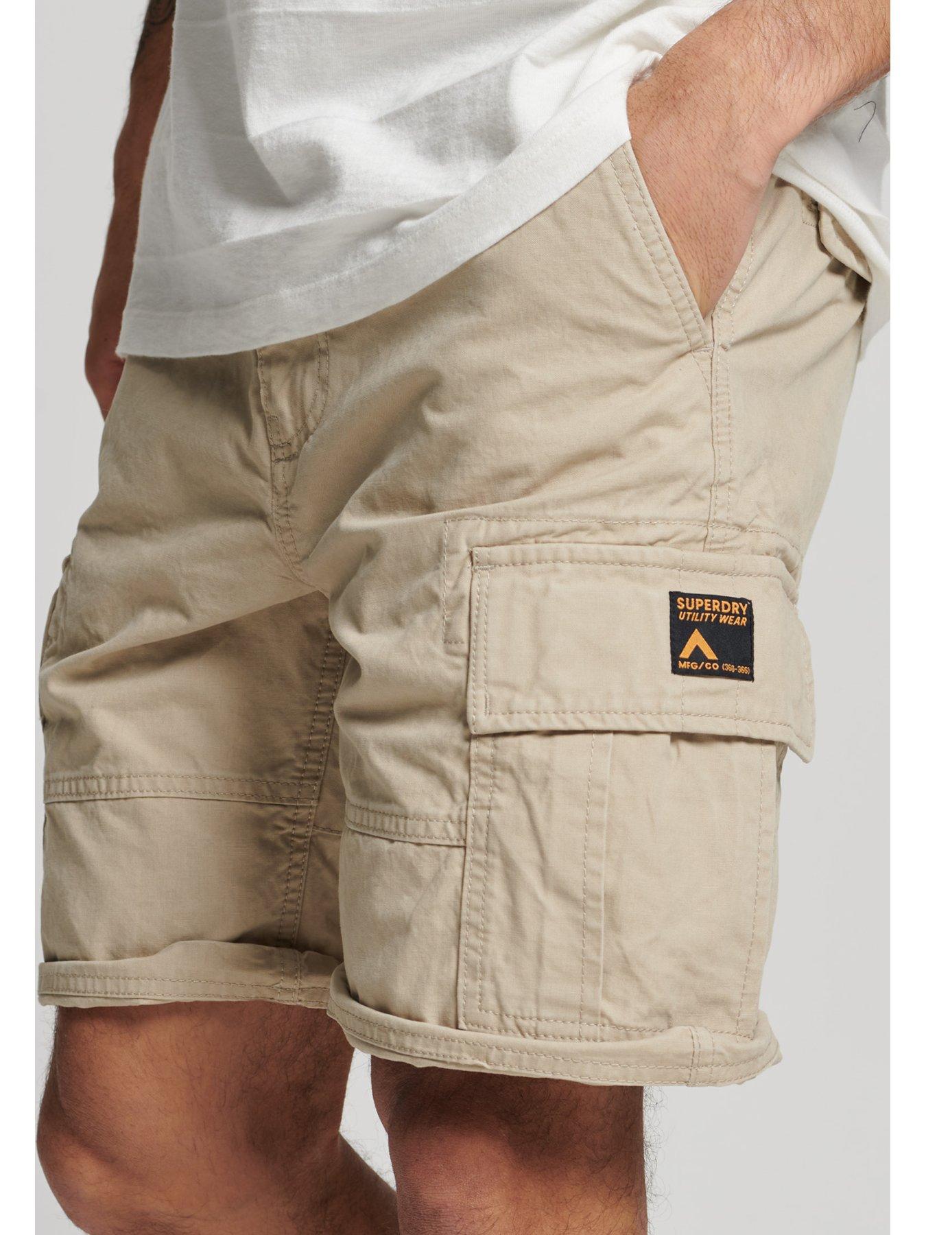 CARGO SHORTS - Light beige