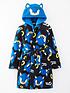  image of sonic-the-hedgehog-sonic-hood-detail-dressing-gown-black