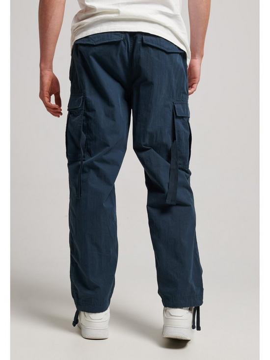 stillFront image of superdry-parachute-grip-cargo-trousers-navy