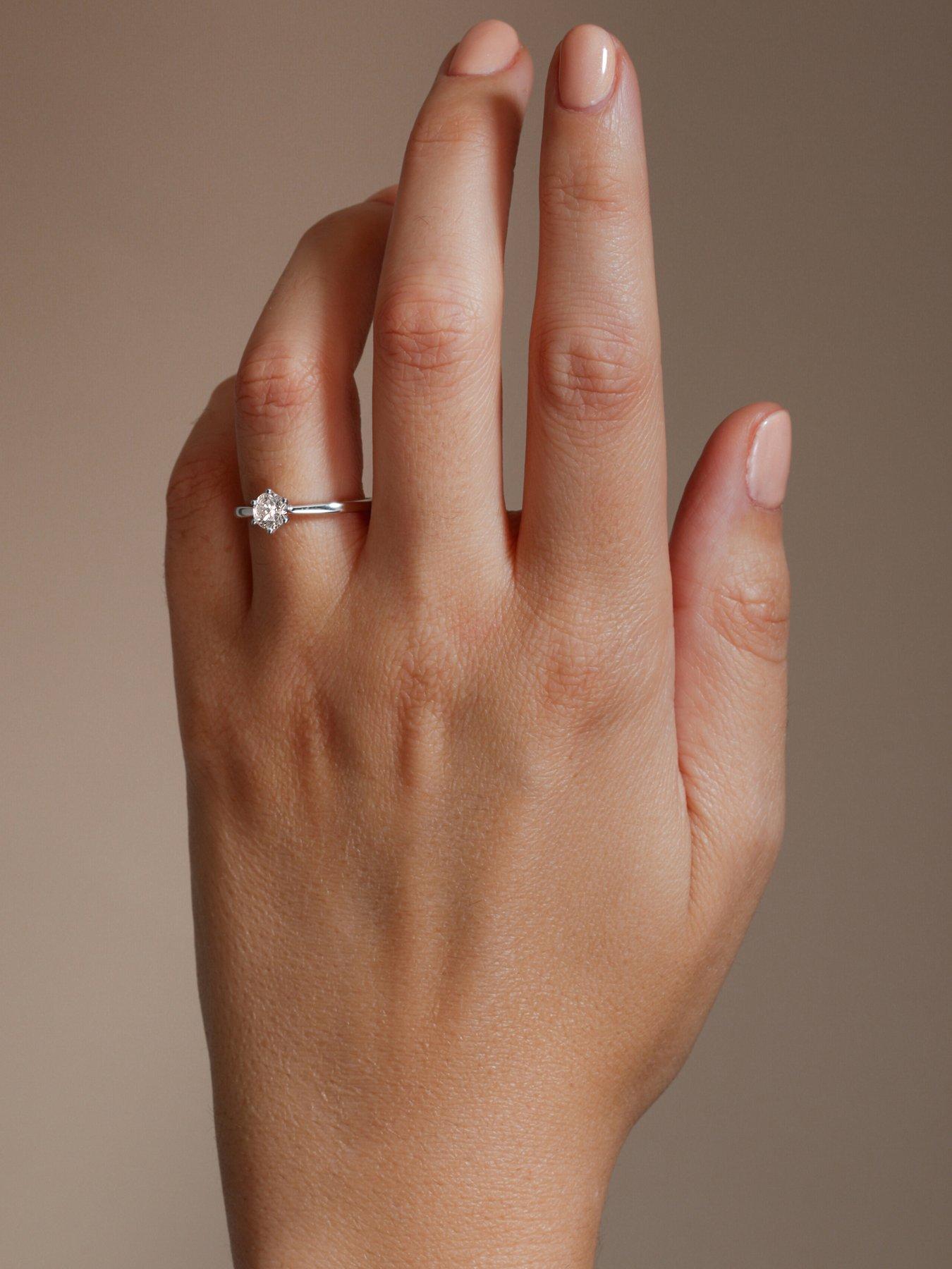  image of created-brilliance-charlotte-9ct-white-gold-050ct-lab-grown-diamond-ring
