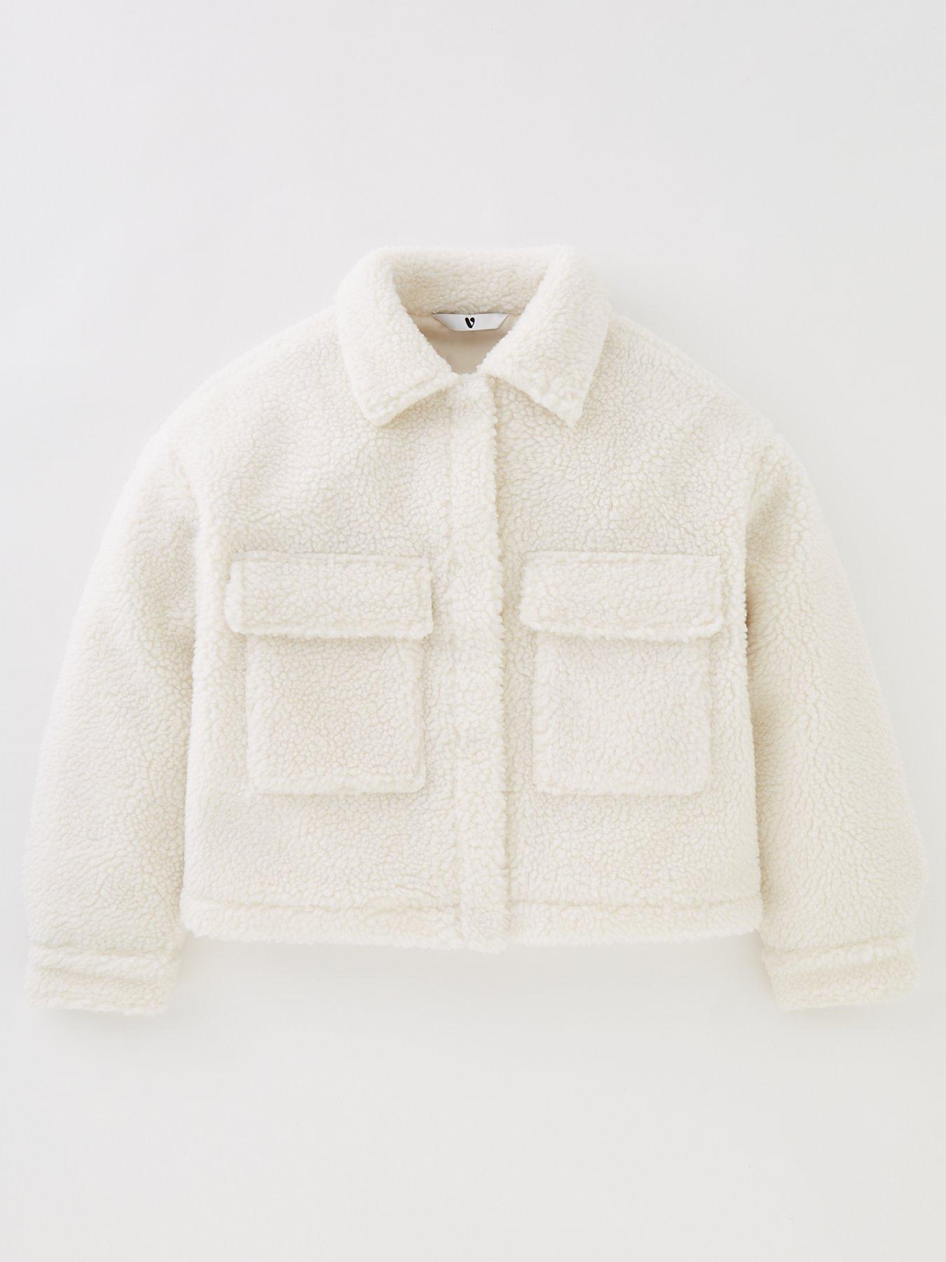 Girls best sale teddy jacket