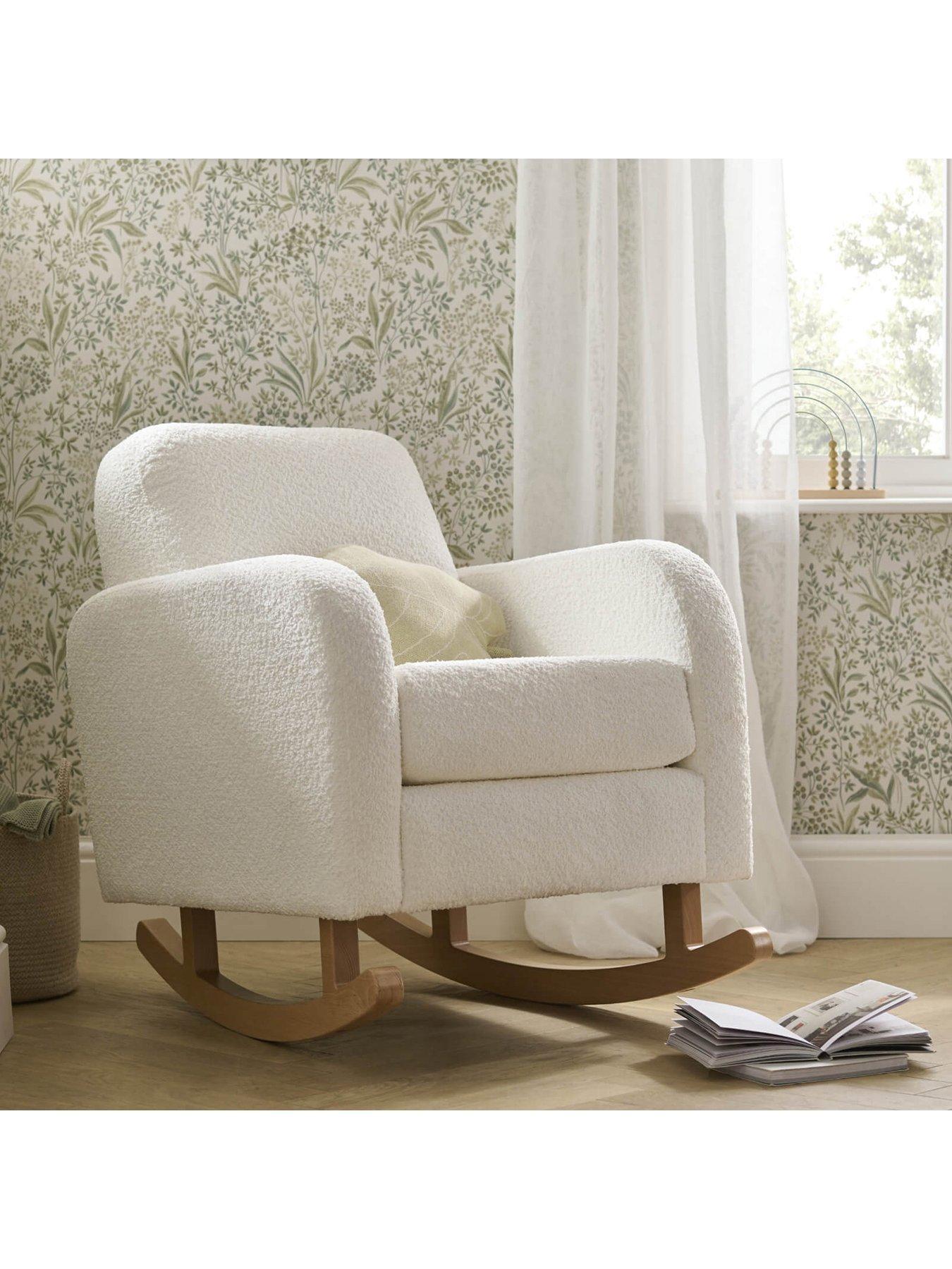 CuddleCo Etta Nursing Chair Boucle Off White littlewoods