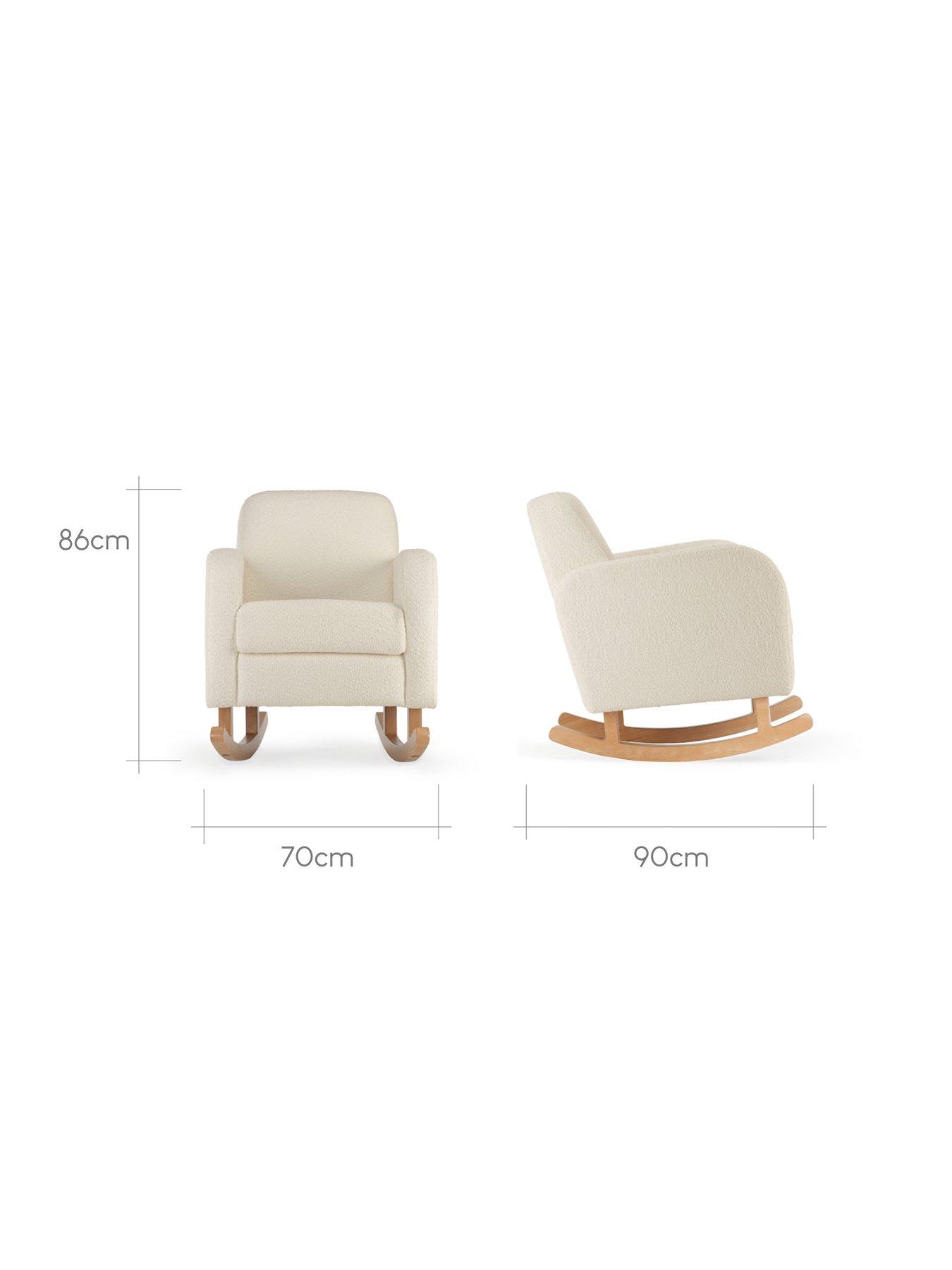 Image 7 of 7 of CuddleCo Etta Nursing Chair - Boucle Off White