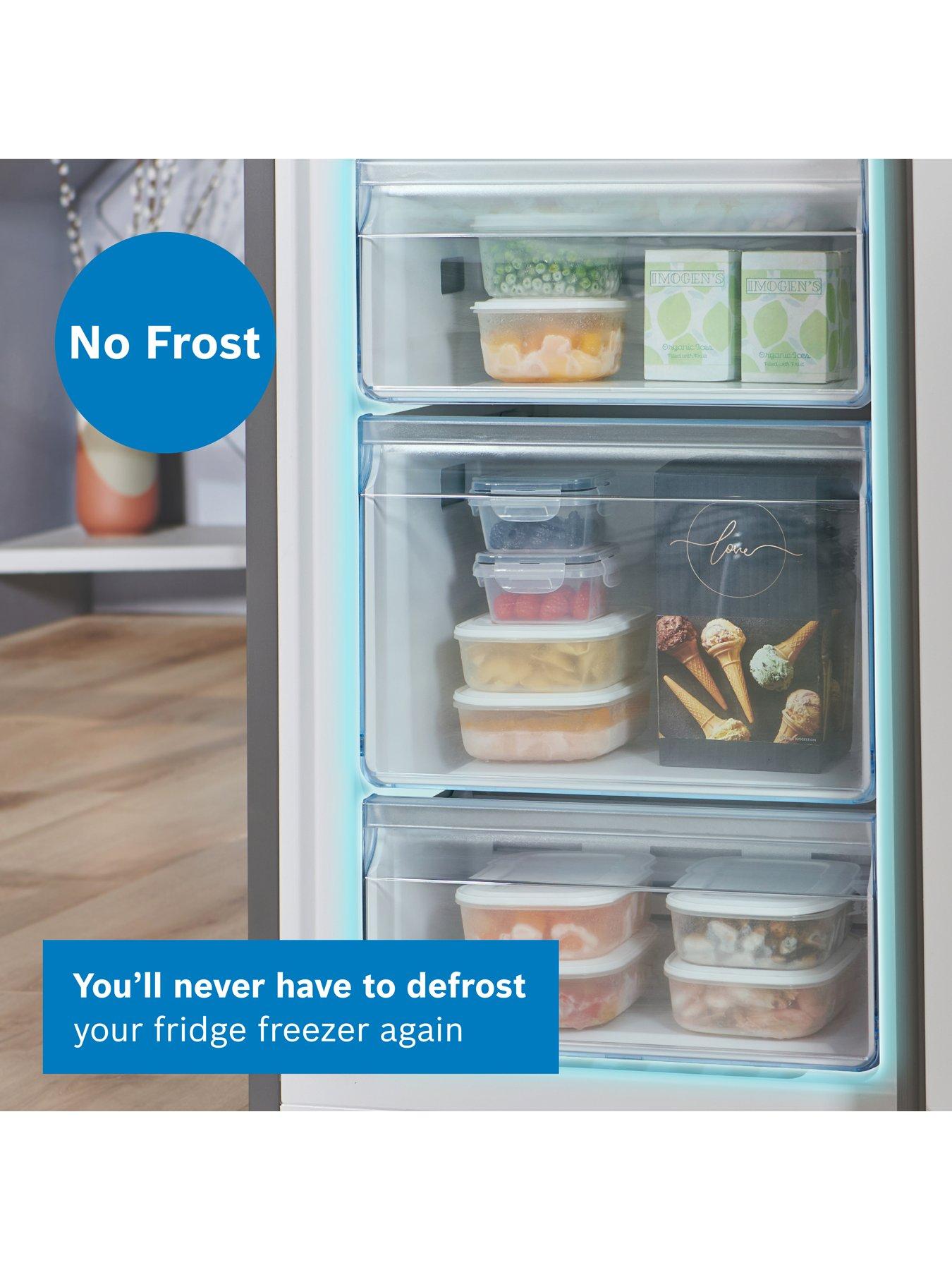  image of bosch-series-2-kgn34nleag-5050-split-no-frost-60cm-wide-fridge-freezer-inox