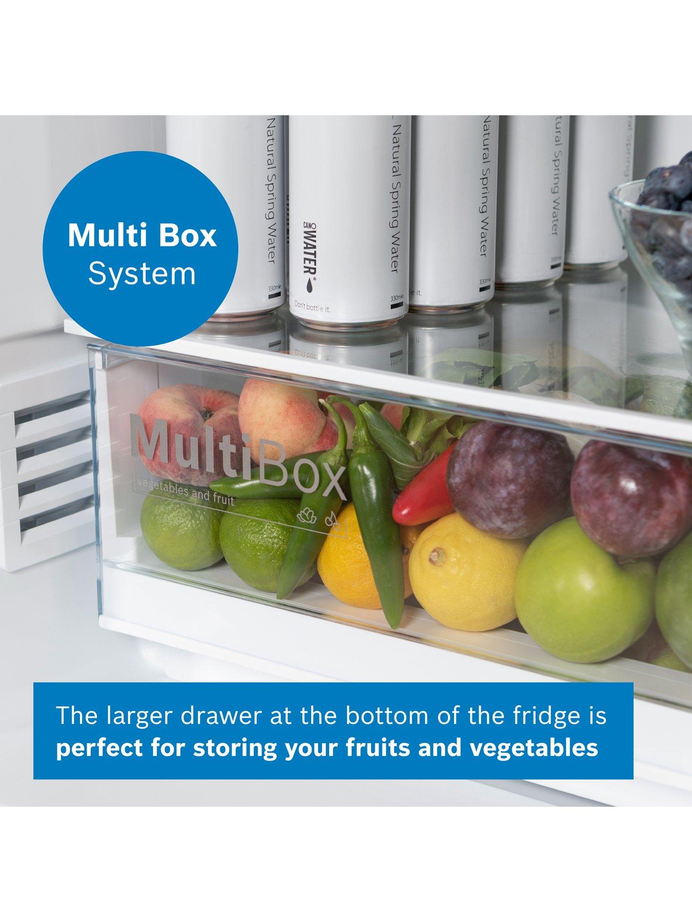  image of bosch-series-2-kgn34nleag-5050-split-no-frost-60cm-wide-fridge-freezer-inox