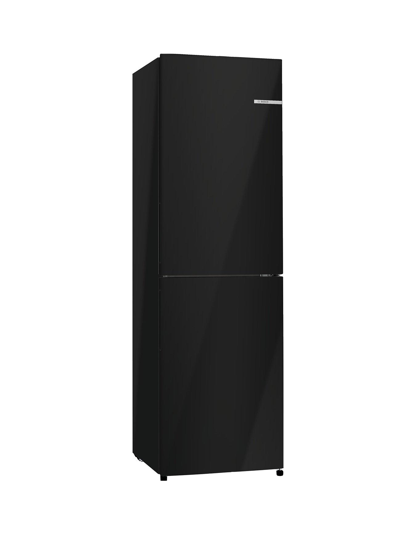Bosch Series 2 KGN27NBEAG 182cm 50/50 Split, Frost Free Fridge Freezer - Black - E Rated