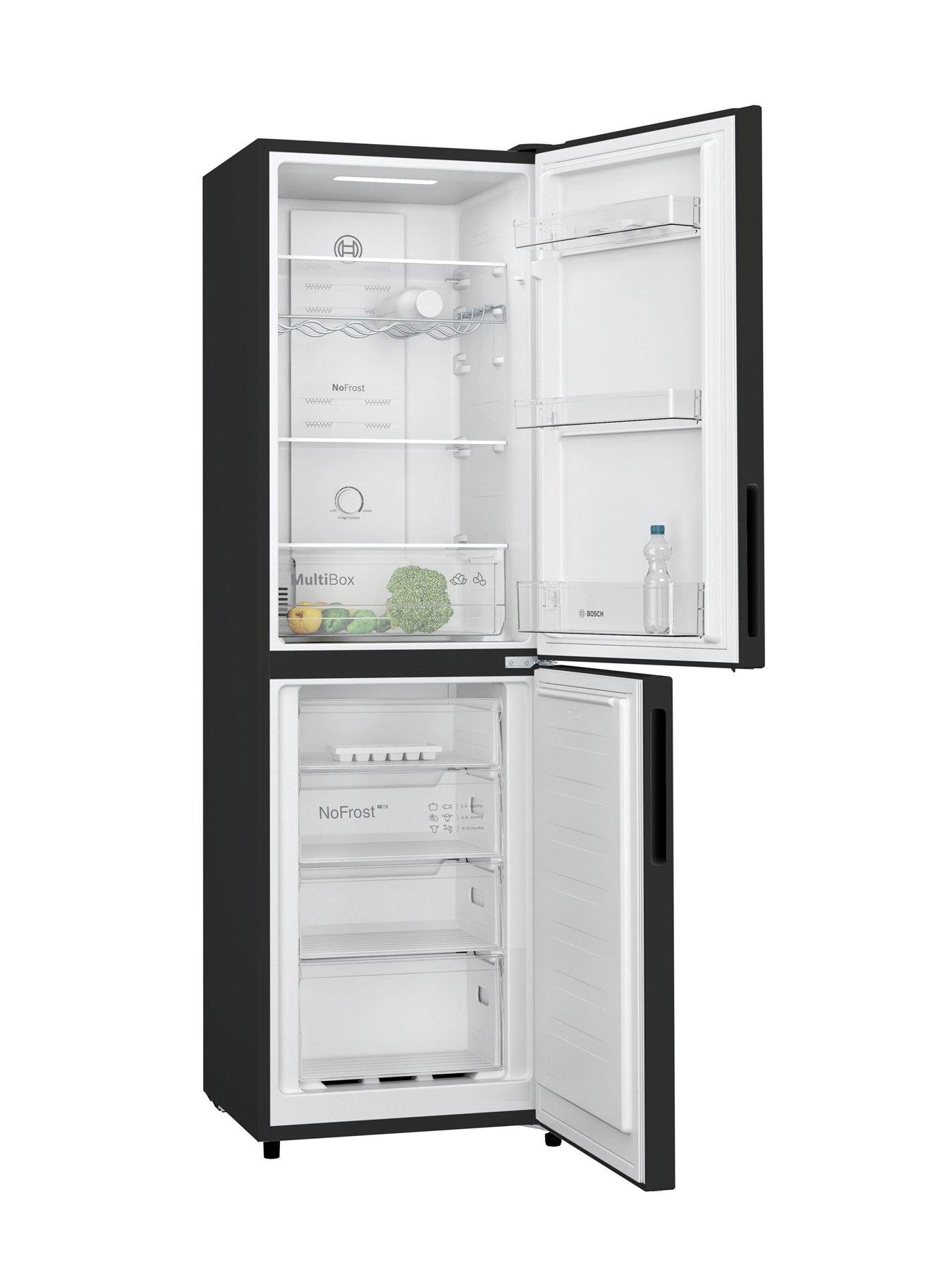 stillFront image of bosch-series-2-kgn27nbeag-5050-split-no-frost-55cm-wide-fridge-freezer-black