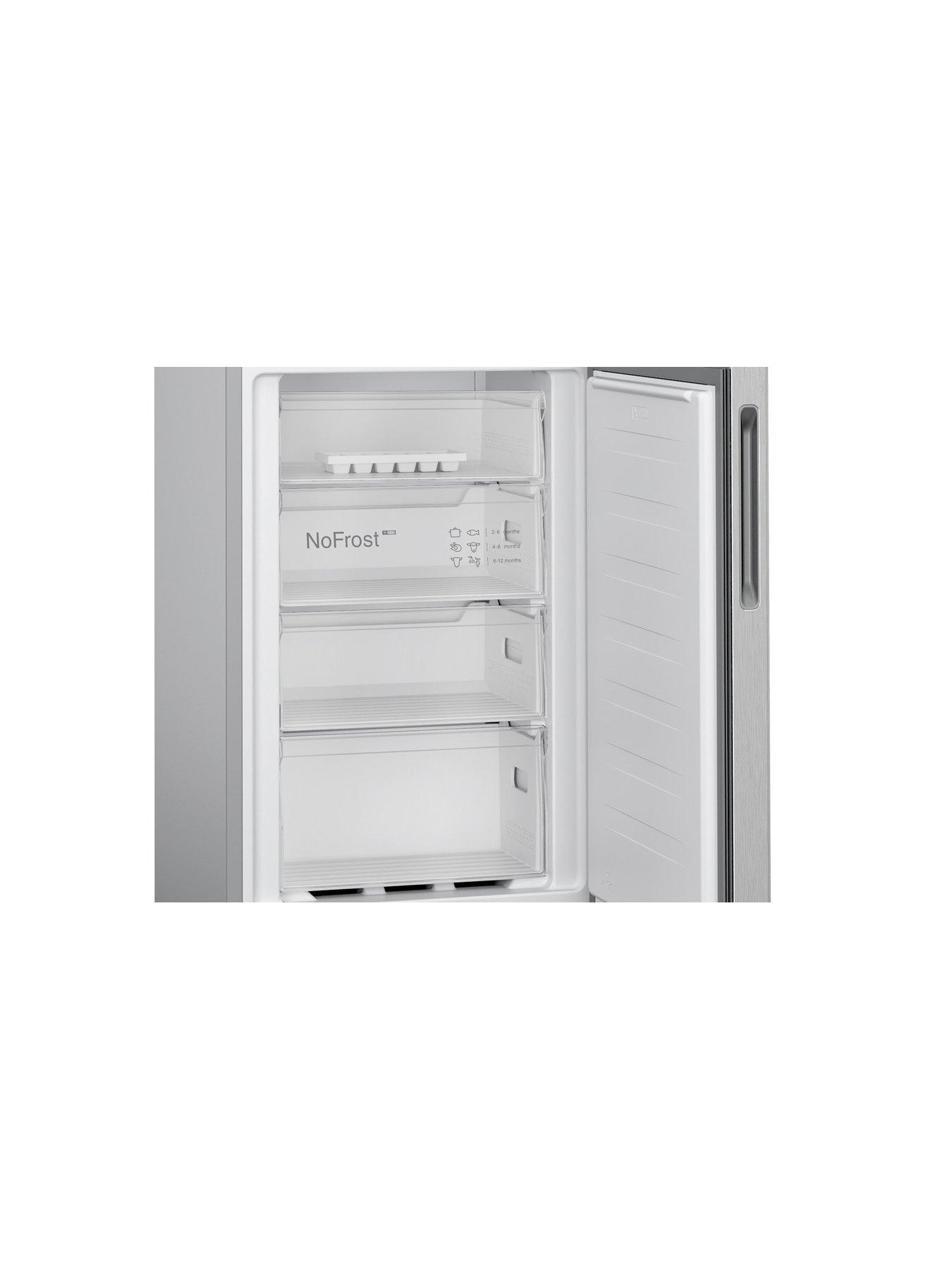 Image 4 of 5 of Bosch Series 2 KGN27NLEAG 50/50 Split, No Frost, 55cm Wide Fridge Freezer - Stainless Steel