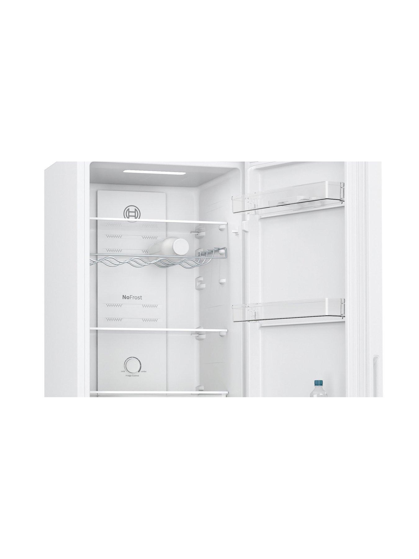 Image 3 of 4 of Bosch Series 2 KGN27NWEAG 182cm 50/50 Split, Frost Free Fridge Freezer - White - E Rated