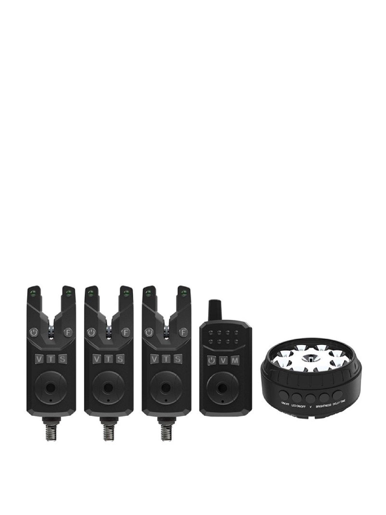 undefined SKS 2 Fishing Bite Alarm Set 3+1 + Bivvy Lamp