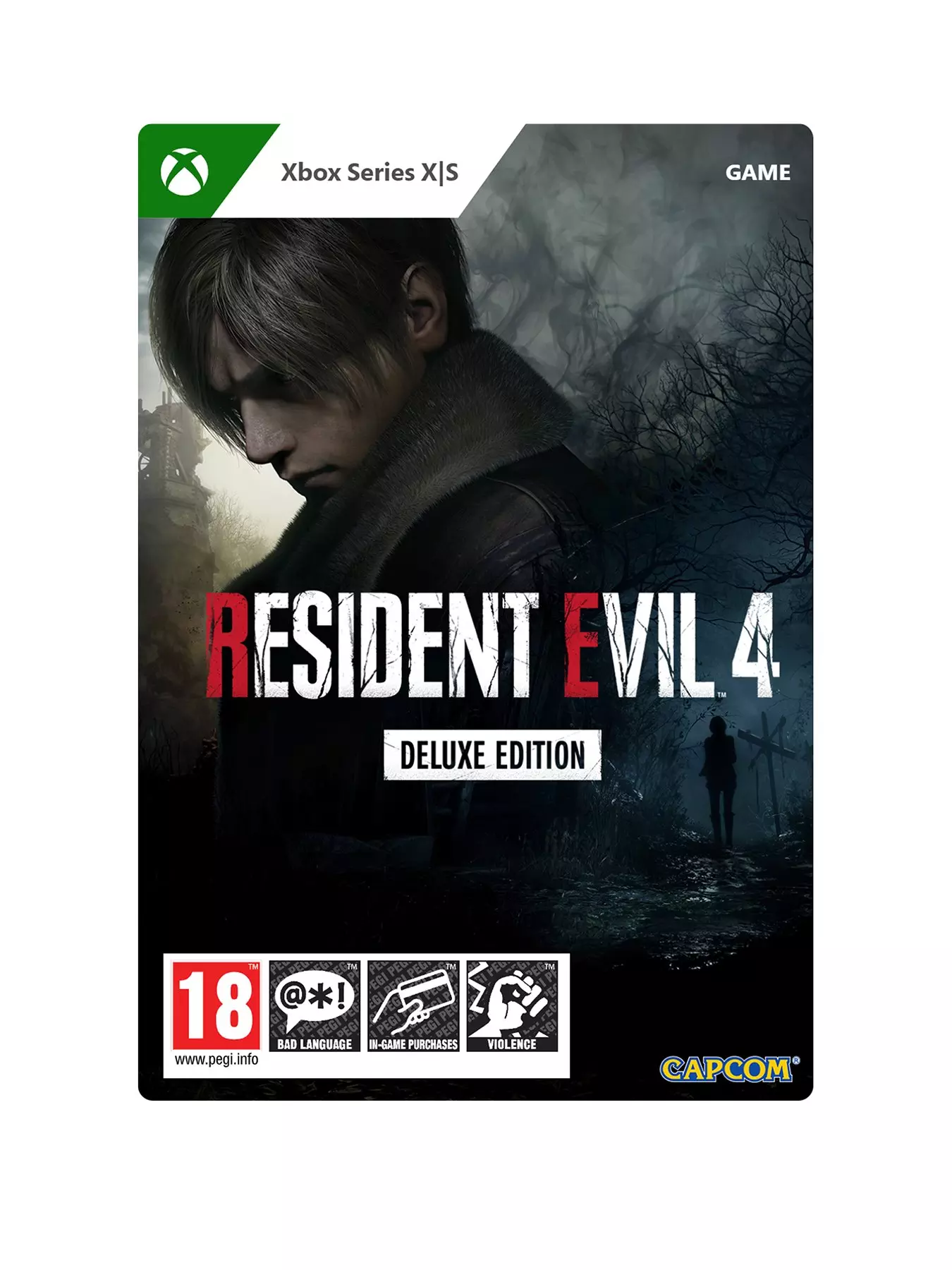CUSTM REPLACEMENT CASE Resident Evil Village Gold Edition XBOX PS4