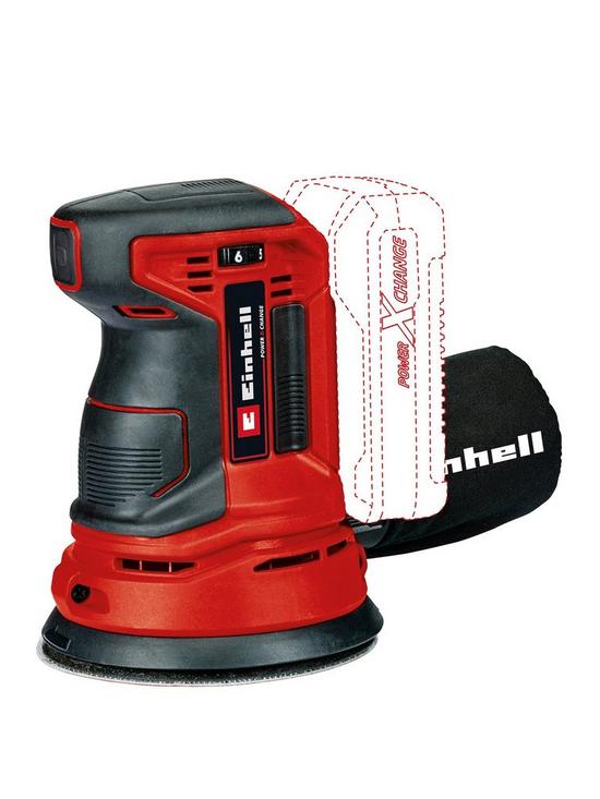front image of einhell-pxc-125mm-cordless-rotating-sander-te-rs-18-li-solo-18v-without-battery