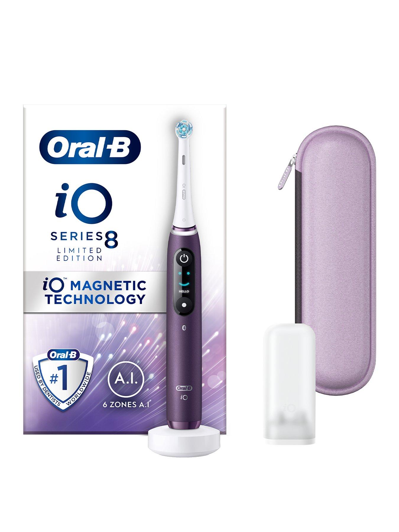 Image 1 of 1 of Oral-B iO8 Violet Ametrine Electric Toothbrush + Zipper Case