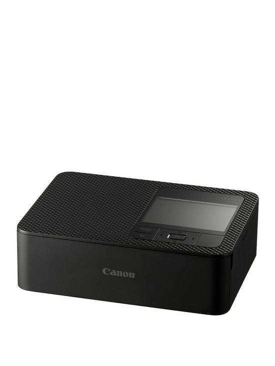 front image of canon-selphy-cp1500-compact-wifi-photo-printer-black