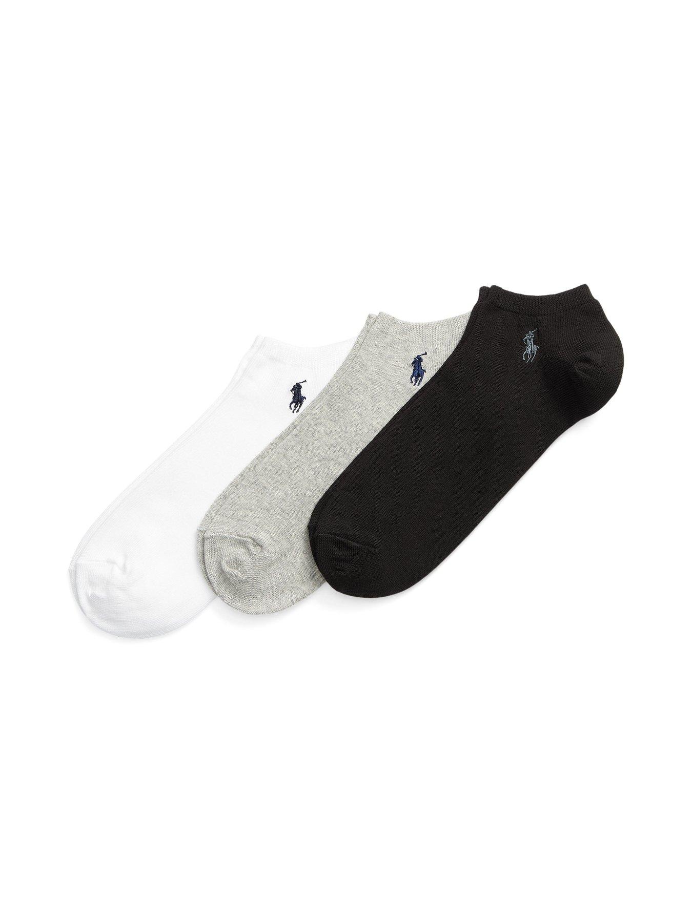 Polo Ralph Lauren 3 Pack Small Logo Trainer Socks - Multi