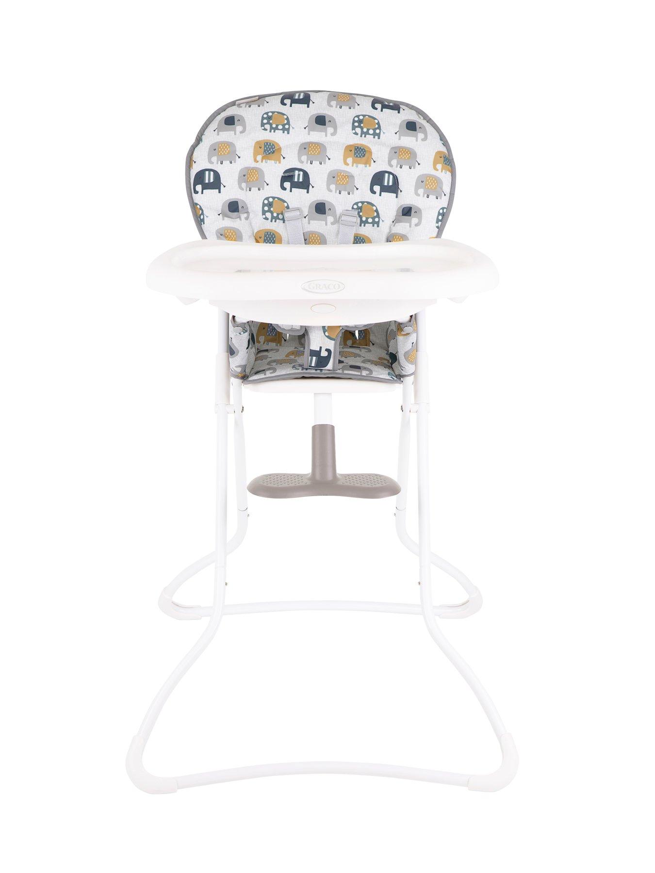 Graco polka dot high sales chair