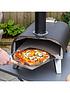  image of zanussi-black-painted-wood-pellet-black-pizza-oven-with-paddle-amp-cover