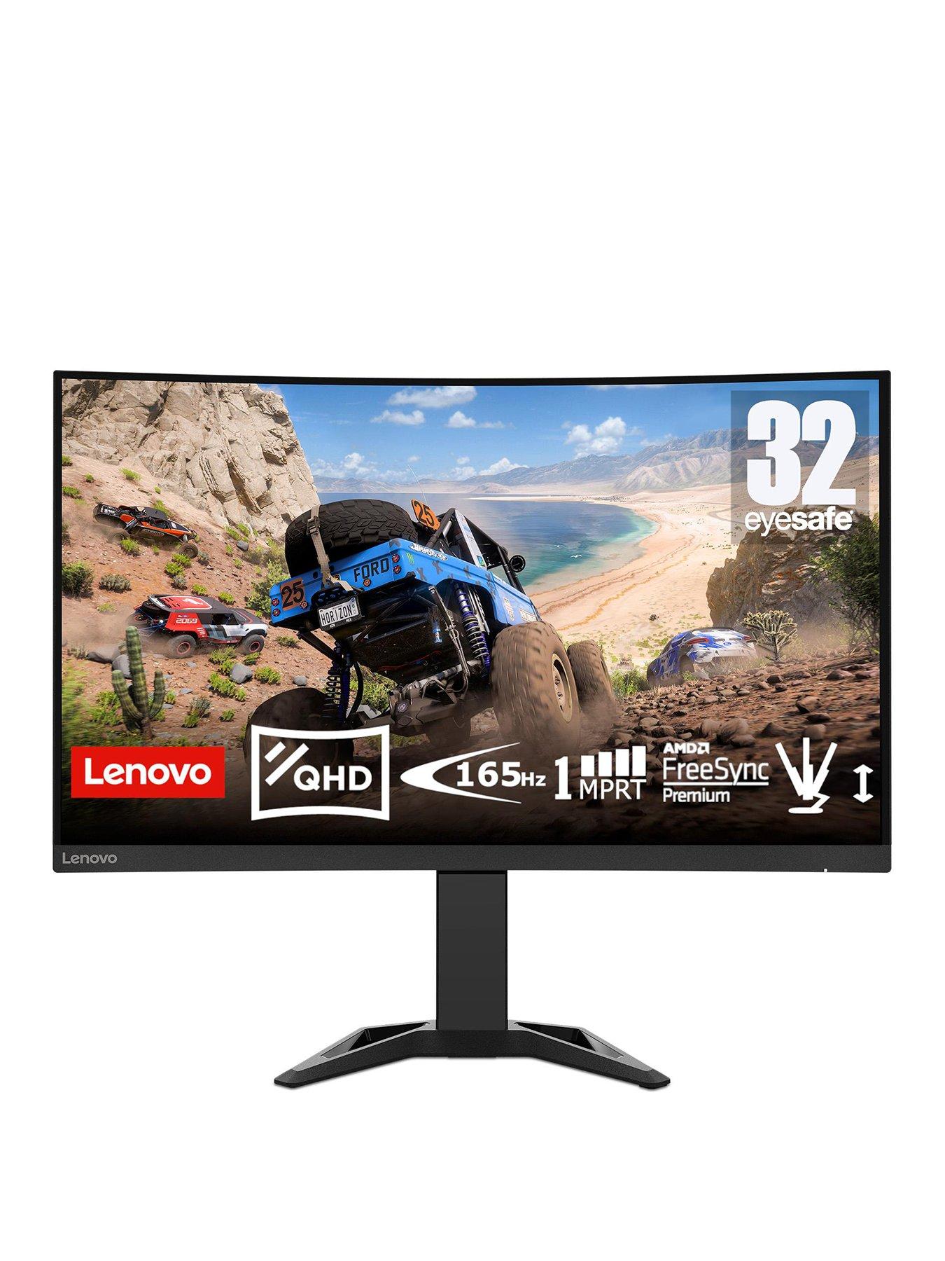 MONITOR GAMING LENOVO G27QC-30, 27, CURVO VA, QHD, 165Hz, 1ms, AMD  FreeSync.