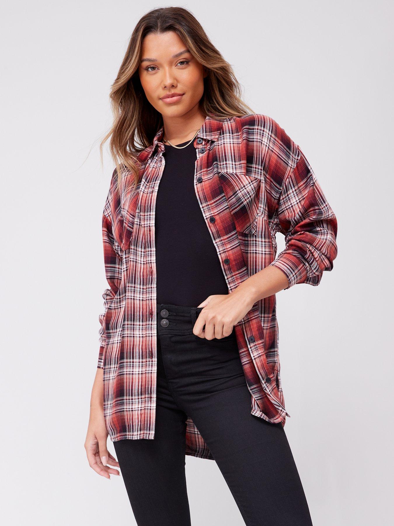 Boyfriend shop checked shirt