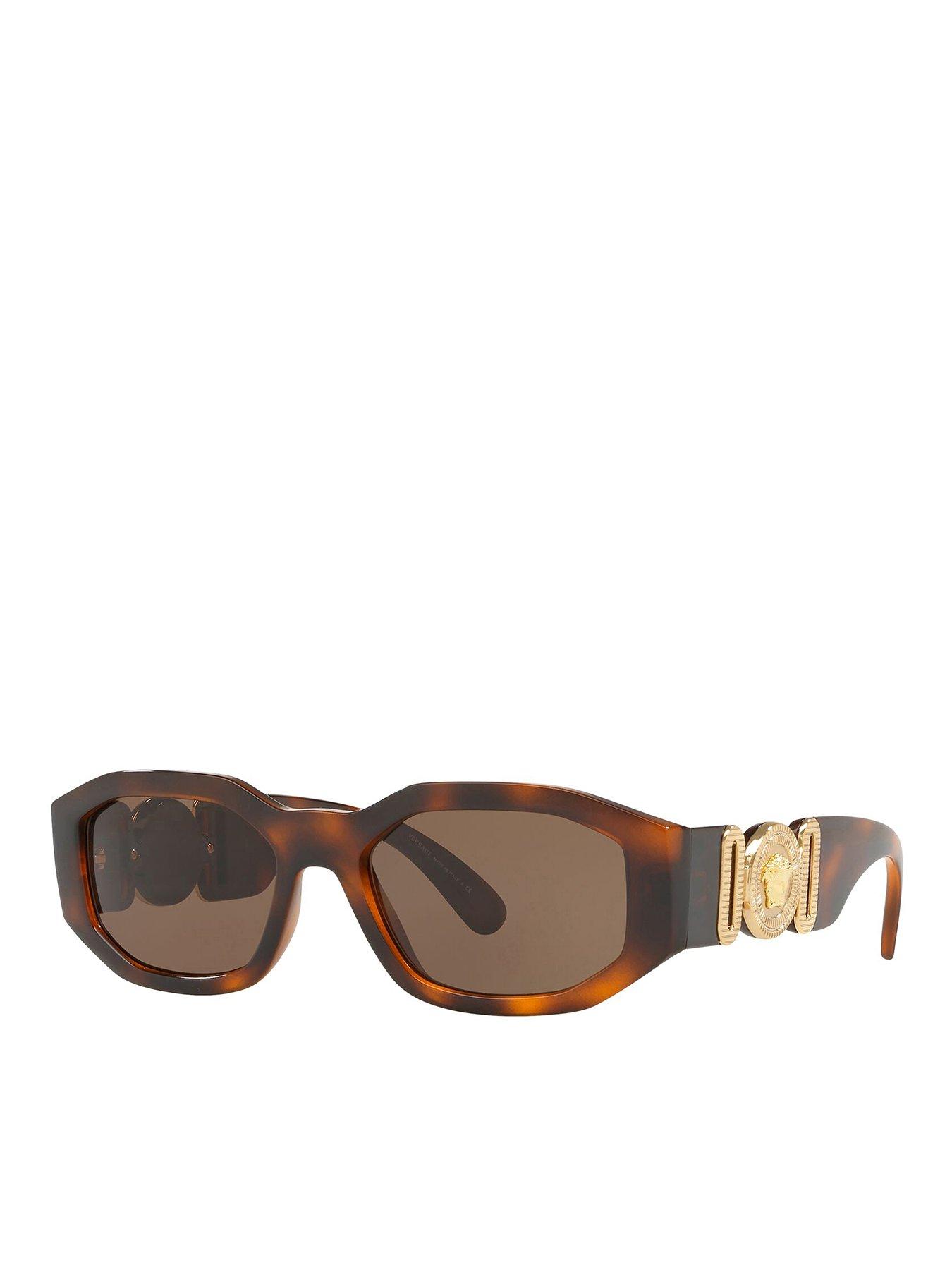 undefined Irregular Acetate Sunglass - Brown