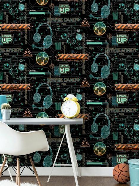 arthouse-gamer-multicoloured-wallpaper