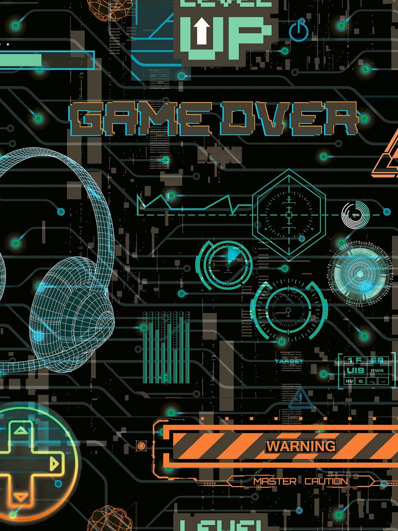  image of arthouse-gamer-multicoloured-wallpaper
