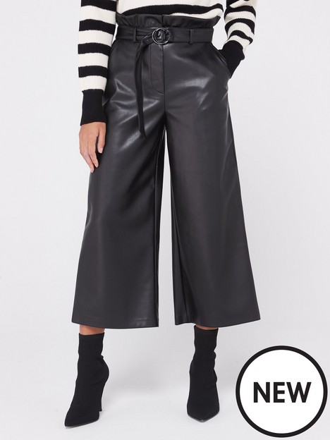 v-by-very-faux-leather-belted-wide-leg-crop-trousers