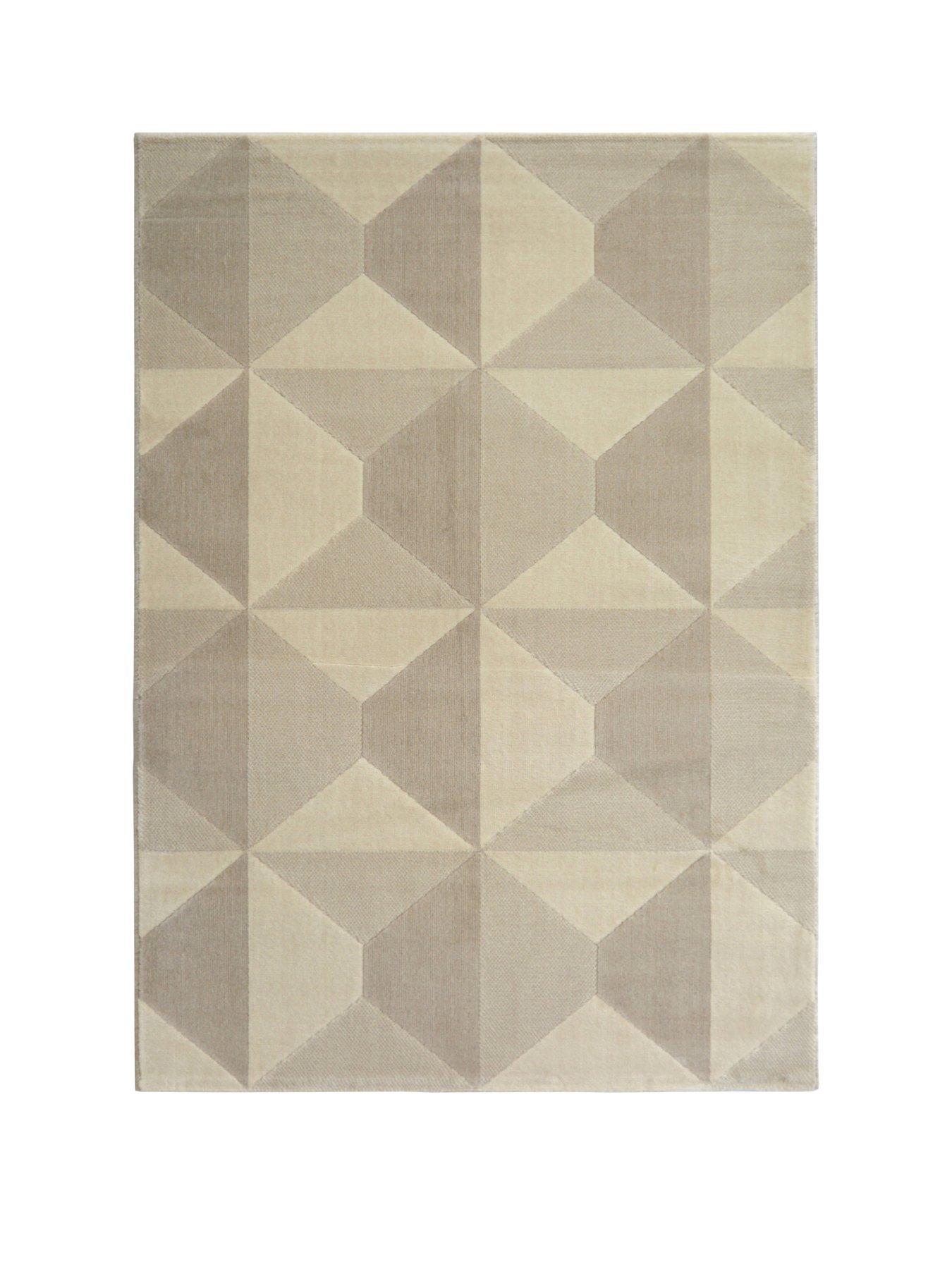 Everyday Creation Grey Geo Rug