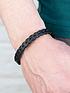  image of treat-republic-personalised-mens-leather-chevron-bracelet