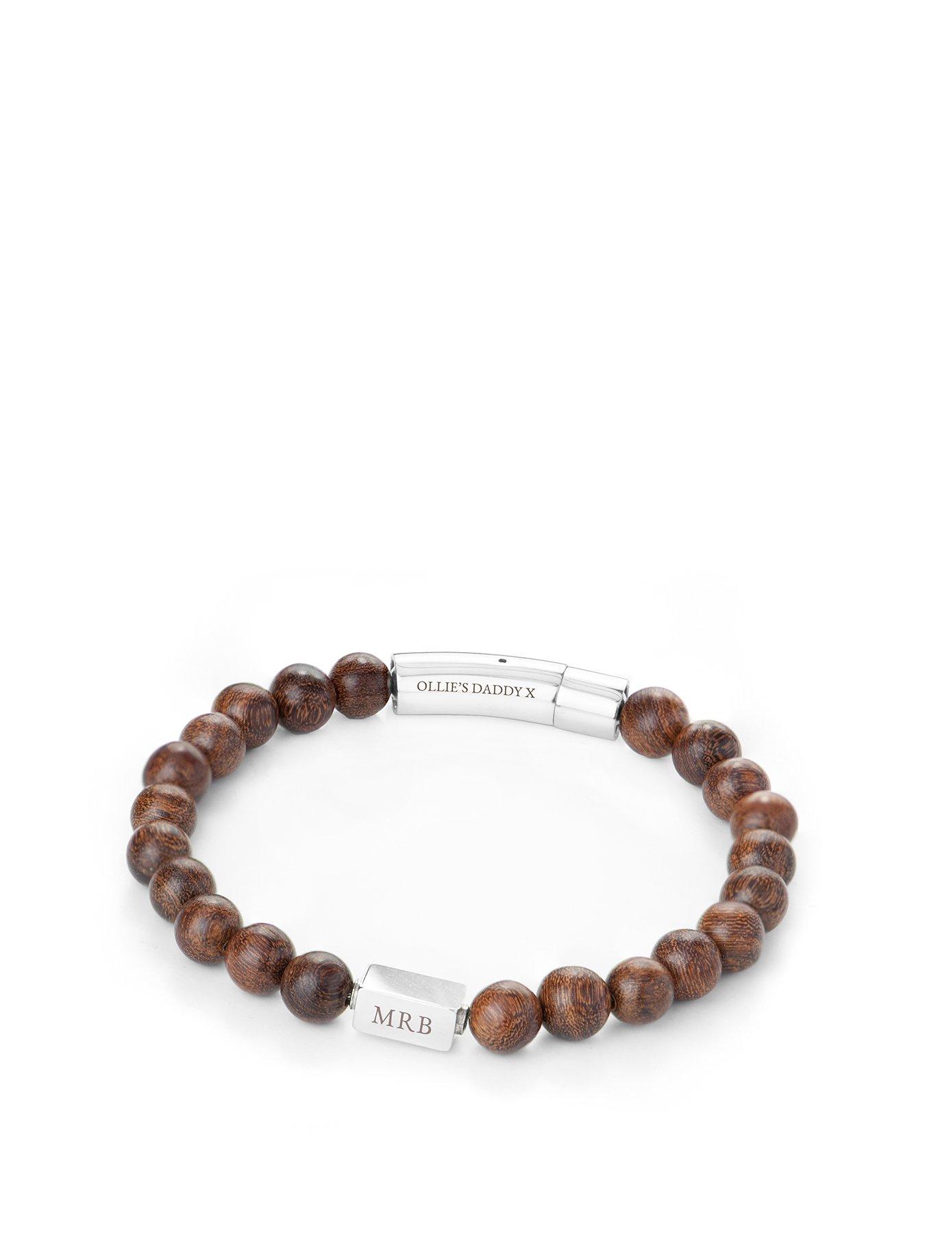 front image of treat-republic-personalised-mens-wooden-bracelet