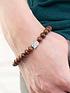  image of treat-republic-personalised-mens-wooden-buddha-bracelet