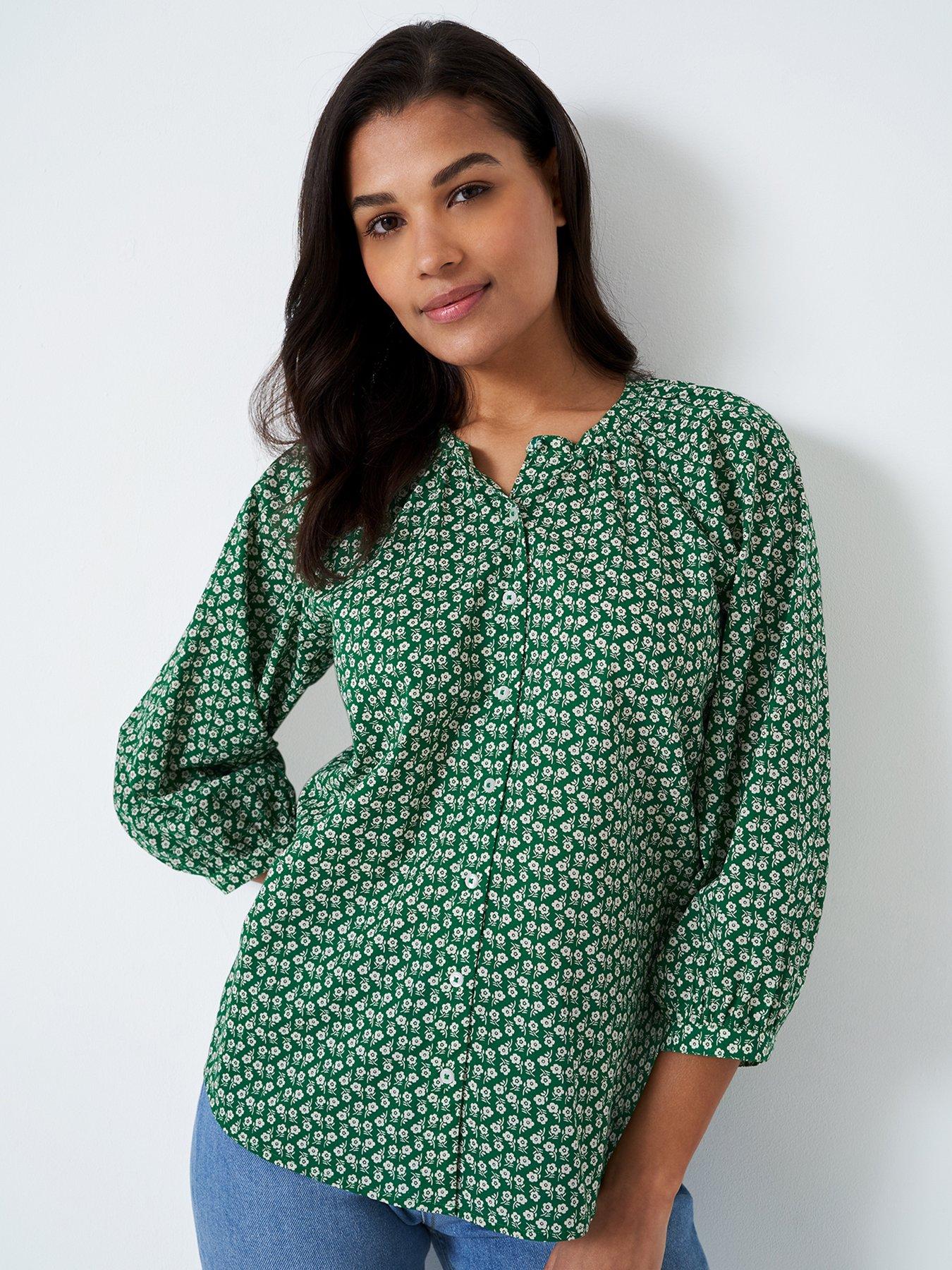 3/4 Length Sleeve | 5 | Crew clothing | Blouses & shirts | Women | www ...